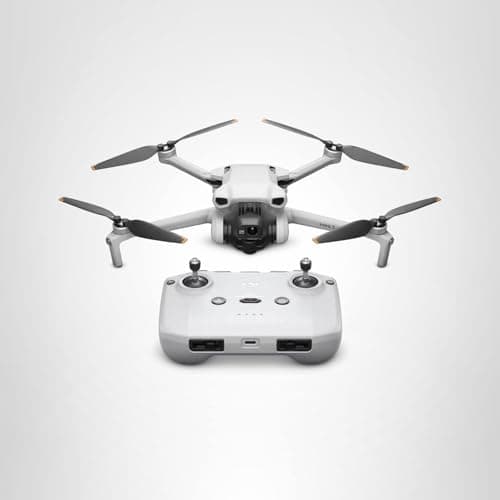 DJI Mini 3, Drones with Camera for Adults 4K, 38-min Flight Time, up to 32800ft (10km) Video Transmission, True Vertical Shooting, GPS Auto Return Integrated, Mini Drone with Camera for Beginners 5
