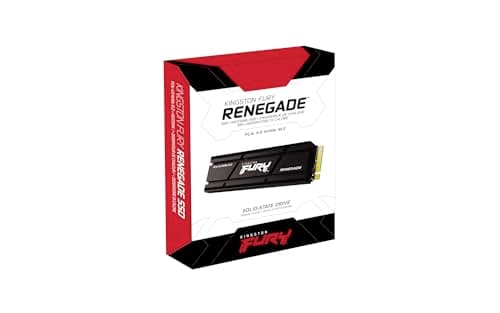 Kingston Fury Renegade 2TB PCIe Gen 4.0 NVMe M.2 Internal Gaming SSD with Heat Sink | PS5 Ready | Up to 7300MB/s | SFYRDK/2000G 3