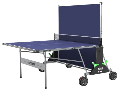 KETTLER Sport Axos Outdoor Table Tennis Table Bundle with Rackets and Balls 4