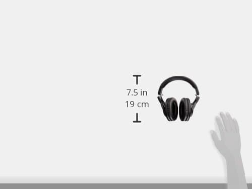 Audio-Technica ATH-M20x Professional Studio Monitor Headphones, Black 3