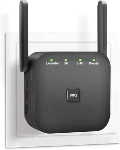 2025 Fastest WiFi Extender, WiFi Repeater, WiFi Booster, Covers Up to 10000 Sq.ft and 80 Devices, Internet Booster - with Ethernet Port, Quick Setup, Home Wireless Signal Booster