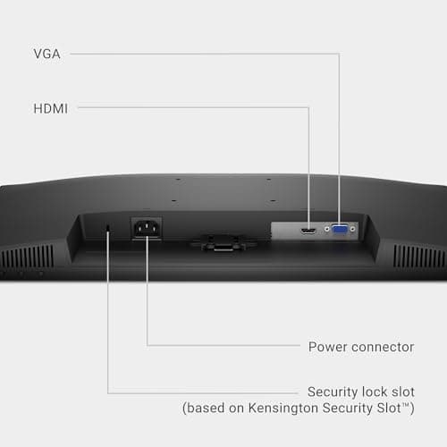 Dell 24 Monitor - SE2425HM - 23.8-inch Full HD (1920x1080) 16:9 100Hz Display, IPS Panel, 16.70 Million Colors, Anti-Glare, 1 HDMI / 1 VGA Port, TÜV Rheinland 3-Star*, Comfortview Plus - Black 4