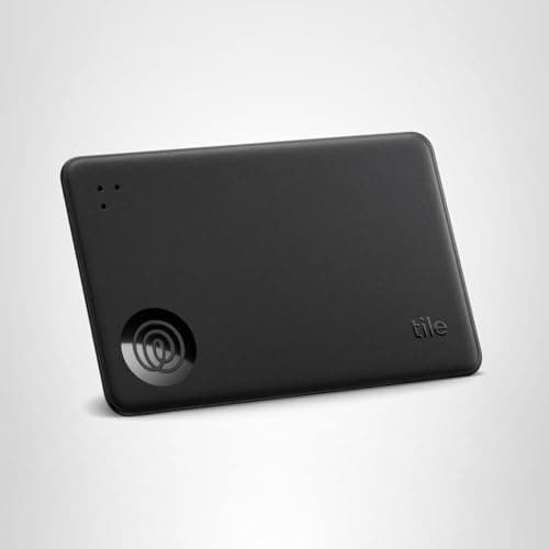 Tile by Life360 Slim - Wallet Finder, Bluetooth Tracker and Item Locator for Luggage Tags, Passports and More. Both iOS and Android Compatible. Phone Finder. 1-Pack (Black) 5