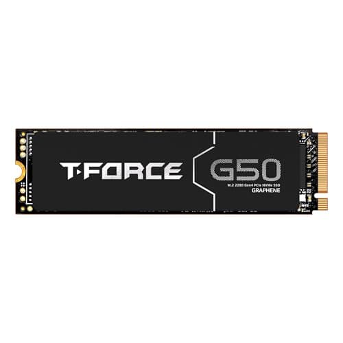 TEAMGROUP T-Force G50 512GB SLC Caching 3D TLC NAND NVMe InnoGrit PCIe Gen4x4 M.2 2280 Gaming SSD with Ultra-Thin Graphene Heat Spreader Works with PS5 Read/Write 5000/2500 MB/s TM8FFE512G0C129