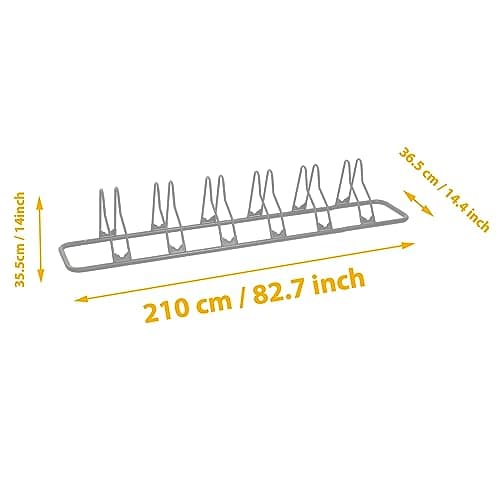 CyclingDeal Bicycle Floor Parking Rack Stand - for Mountain MTB Road Bike - Indoor Home Garage Storage - Classic 6 Bikes 3