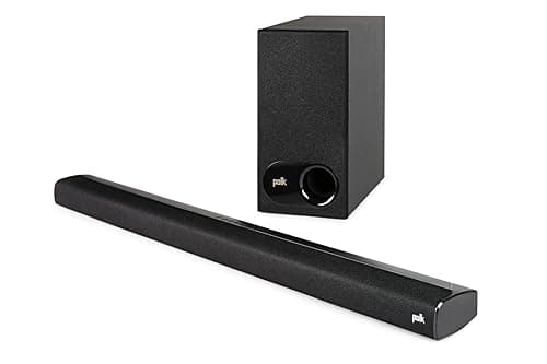 Polk Audio Signa S2 Sound Bar for Smart TV with Subwoofer, Wireless – Exclusive VoiceAdjust Technology, Ultra-Slim Design, Works with 4K & HD TVs, HDMI & Optical, Bluetooth, Wireless Streaming