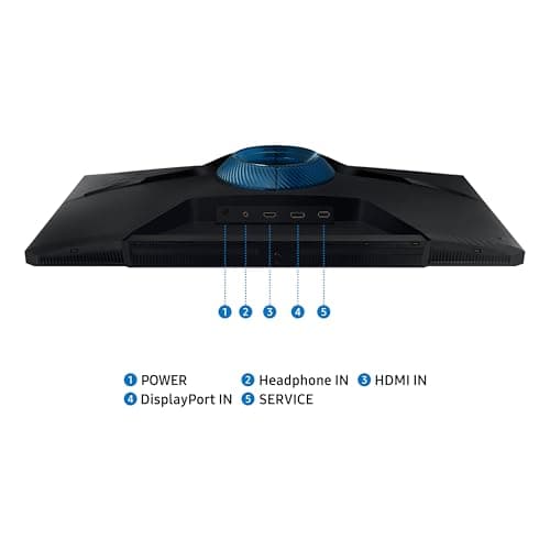 Samsung 24-Inch Odyssey G3 (G30D) Series FHD Gaming Monitor, 1ms, 180Hz, AMD FreeSync, Adjustable Stand, Black Equalizer, Virtual Aim Point, Eye Saver Mode, Flicker-Free, LS24DG302ENXZA 4