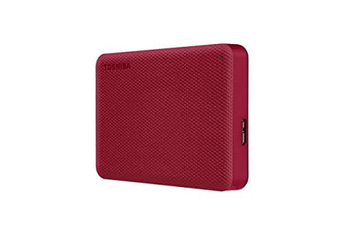 Toshiba Canvio Advance 4TB Portable External Hard Drive USB 3.0, Red - HDTCA40XR3CA 4