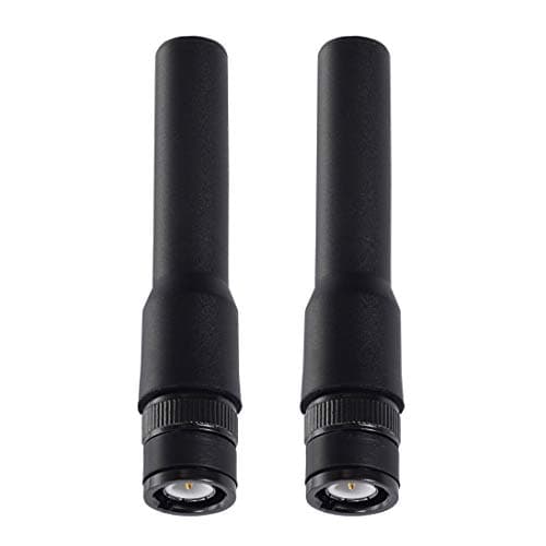 Bingfu Ham Radio BNC Male Soft Antenna 2-Pack Compatible with Uniden SR30C Bearcat BC125AT BCD436HP BC75XLT BCD325P2 Police Scanner Frequency Counter Two Way Radio