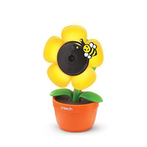 VTech RM9751 Yellow Daisy Smart Wi-Fi Baby Camera, iOS & Android Enabled, 1080p Full HD, Privacy Mode Cover, Night Light, Soothing Sounds & Lullabies, Two-way Intercom,Temperature Sensor, Night Vision 5
