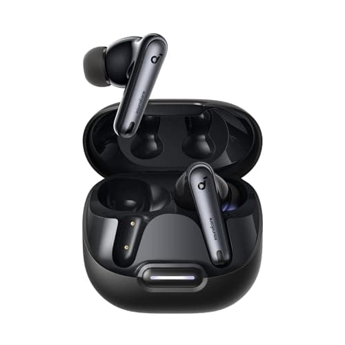Soundcore by Anker Liberty 4 NC Wireless Earbuds, 98.5% Noise Reduction, Adaptive Noise Cancelling to Ears and Environment, Hi-Res Sound, 50H Battery, Wireless Charging, Bluetooth 5.3 5