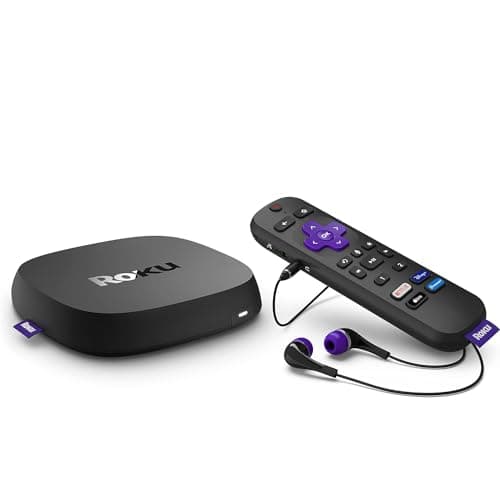 Roku Ultra | The Ultimate Streaming Device 4K/HDR/D. Vision/Atmos, Rechargeable Roku Voice Remote Pro, and More | Free & Live TV (Renewed)