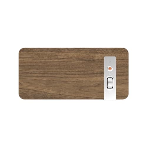 Klipsch The One Plus Premium Bluetooth Speaker System with Two 2.25” Full Range Drivers, 4.5” Woofer, Bluetooth 5.3 with Up to 40 ft. of Distance, Walnut 4