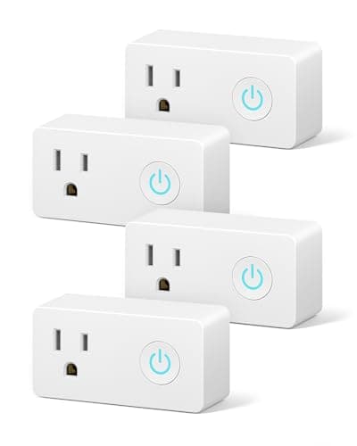 BN-LINK WiFi & Bluetooth Smart Plug, Heavy Duty Smart Timer Outlet Works with Alexa & Google Home Assistant, Remote & Group Control, No Hub Required, ETL & FCC Certified, 2.4GHz WiFi Only, 4 Pack
