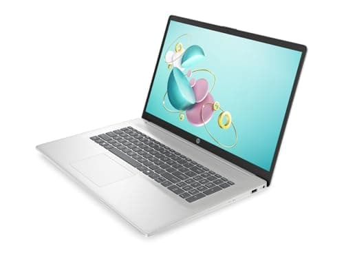 HP 17 Premium Business Laptop, 17.3" Touchscreen Display, Intel 12-core Ultra 7 255U Processor, 16GB RAM 512GB SSD, Windows 11 Pro w/Lifetime Office, BK, Fingerprint Reader, NLY Earphones, Silver 3