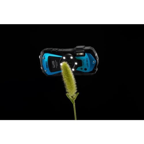 PENTAX WG-90 Blue Waterproof Camera, Shockproof, Dustproof, Freezeproof, Built-in 6-LED Ring Light for Macro Photography, Underwater Shooting Mode 4
