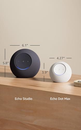 Amazon Echo Dot Max (newest model), Alexa speaker with room-filling sound and built-in smart home hub, with Alexa+ Early Access, Amethyst 4