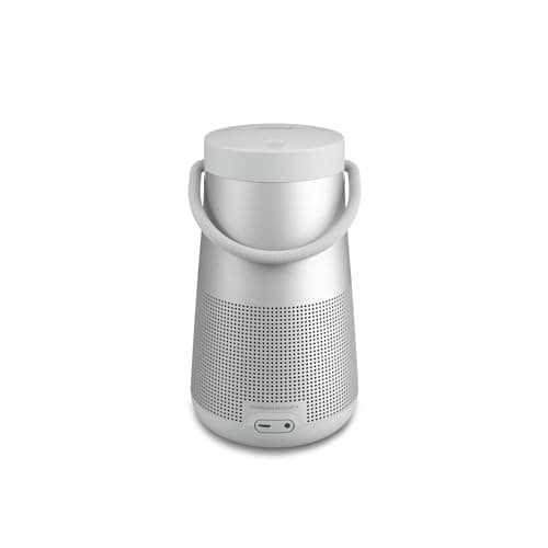 Bose SoundLink Revolve+ (Series II) Bluetooth Speaker, Portable Speaker with Microphone, Wireless and Water Resistant with 360 Degree Sound, Long Lasting Battery and Handle, Silver 3