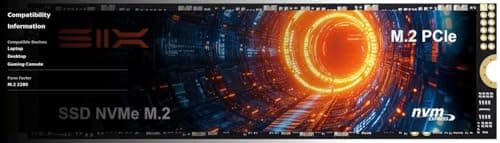 SIX NVME M.2 SSD PCIe 4.0-1TB m.2 2280 ssd, Read UP to 7350MB/s SSD 1TB for Gaming PS5 Memory Storage Expansion with Heatsink, Internal Solid State Hard Drive PCIe gen 4x4 Nvme for Laptop Desktop pc 3