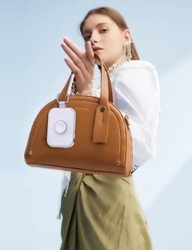 RORRY Portable Charger, 5000mAh Portable Charger Power Bank with Built-in Cables, Travel Keychain Battery Pack for Apple Watch Ultra/11/10/9/8/7/6/SE, iPhone Air/17/16/15/14/13/12, Blue 5