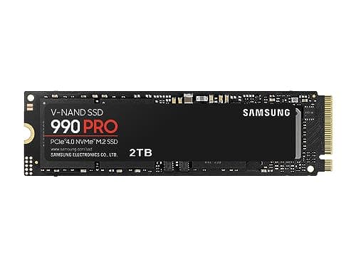 SAMSUNG 990 PRO SSD 2TB NVMe M.2 PCIe Gen4, M.2 2280 Internal Solid State Hard Drive, Seq. Read Speeds Up to 7,450 MB/s for High End Computing, Gaming, and Heavy Duty Workstations, MZ-V9P2T0B/AM 2