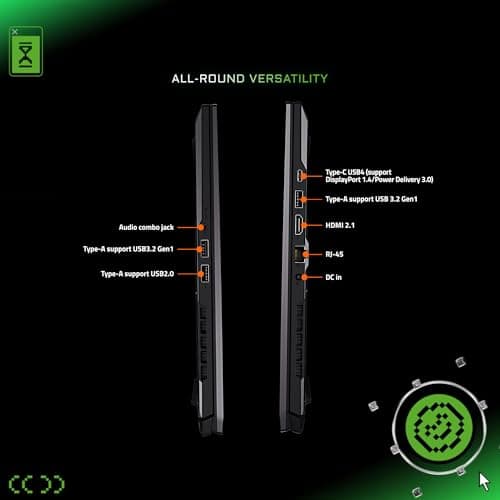 GIGABYTE AERO X16; Copilot+ PC - 165Hz 2560x1600 WQXGA - NVIDIA GeForce RTX 5070 - AMD Ryzen AI 9 HX 370-1TB SSD with 32GB DDR5 RAM - Windows 11 Home - Space Gray AERO X16 2WHA3USC64AH 3