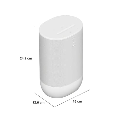 Sonos Move 2 - White - Wireless Portable Bluetooth Speaker 3