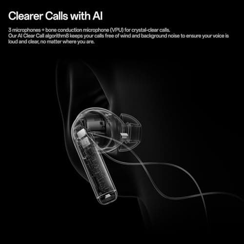 OnePlus Buds Pro 3, Wireless Bluetooth Earbuds, Noise Canceling Earbuds, Deep Bass, Immersive Sound, Up to 44 Hour Playtime with Charging case, Midnight Opus 4