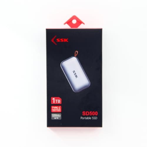 SSK Portable SSD 1TB External Solid State Drives, up to 1050MB/s USB C SSD External Hard Drive USB 3.2 Gen2 for iPhone 15/Pro, Windows, Mac, Android Phones and Tablets 5