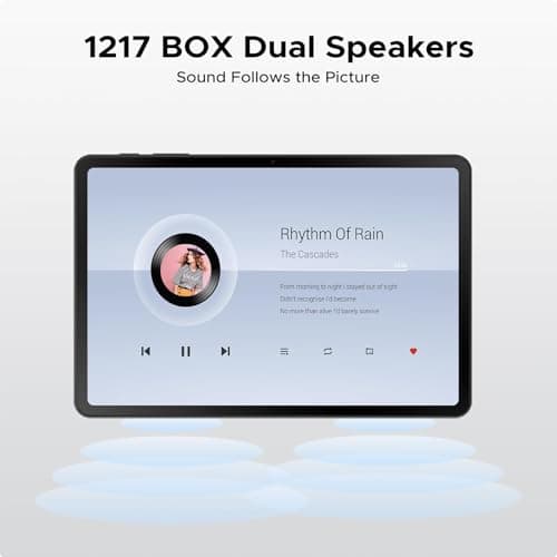 DOOGEE Tab A9 10 inch Tablet with Keyboard, Android 15 Tablet 12GB+64GB/2TB Expand, 2.0GHz Quad Core Android Tablets, 6580mAh,1280x800 IPS HD Touchscreen,Dual Speakers,5G WiFi,BT5.0,Face Unlock 3