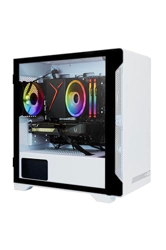 ZOTAC MEK AI-Enhanced Gaming PC Desktop Computer - NVIDIA GeForce RTX 5060, AMD Ryzen 5 7600 up to 5.1GHz, 16GB RGB DDR5, 1TB NVME M.2 SSD, 650W 80+ Gold PSU, WiFi 5,BT 5.2, Windows 11 Home