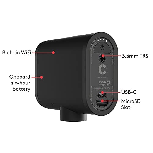 Logitech for Creators Mevo Start, Wireless Live Streaming Camera, 1080p HD Video Quality, Intelligent App Control, Stream via LTE or Wi-Fi - Black 3