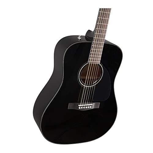 Fender Acoustic Guitar, with 2-Year Warranty, CD-60 Dreadnought V3 Classic Design with Rounded Walnut Fingerboard and Alloy Steel Strings, Glossed Black Finish, Spruce Top, Includes Hard-Shell Case 3