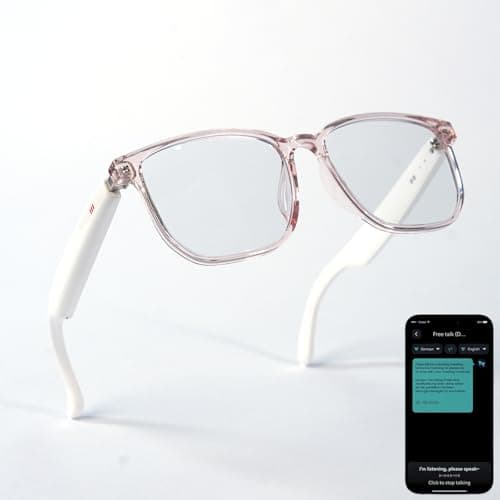 Giinova Ai Smart Glasses Bluetooth 5.4 with Translation for Men Women 160+Languages Color-Change Lens Chat GPT Assistant Free App Translator Glasses Meeting,Driver,Travel