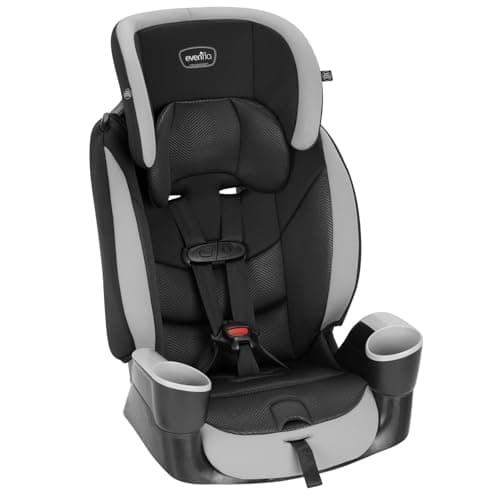 Evenflo High-Back Booster Car Seat with Harness, 22 to 110lbs, Maestro Sport, Granite Gray 2