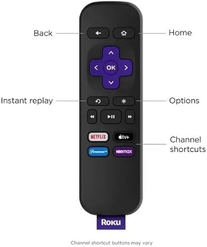 Roku 3920RW-SW Premiere - 4K/HDR Streaming Media Player, Enabled with Premium High Speed HDMI Cable & Simple Remote, Wi-Fi, with HDMI Cable and USB Extension Cord 3