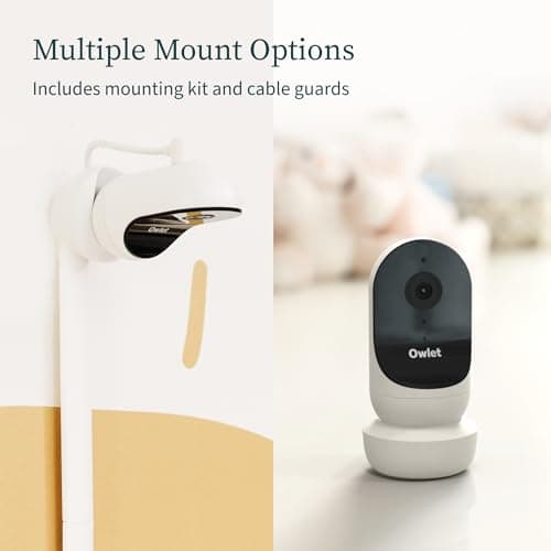 Owlet Cam 2 (Gen 2) Smart Baby Monitor – HD Video Camera with Night Vision, 4X Zoom & Wide-Angle View, Two-Way Talk, Sound & Motion Alerts, Temp & Humidity Sensor, Encrypted WiFi | White 4
