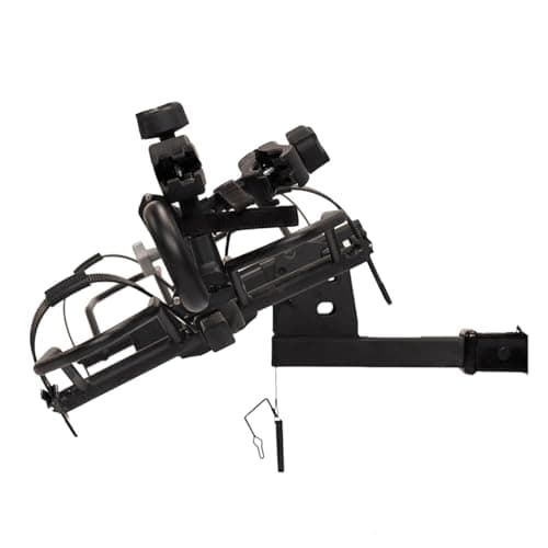 Hollywood RV Rider Hitch Bike Rack for 2 E-Bikes up to 80 lbs Each - Premium Electric Bike Rack for RV, Fifth Wheel, Flat Towed Vehicle - Durable for Standard and Fat Tire Bikes 5