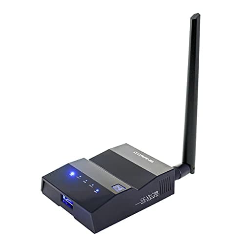 C. Crane CC Vector Extended Long Range WiFi Receiver System - Works with All Devices - Receives Distant WiFi and Repeats to All WiFi Devices in a New Location 2.4GHz 3