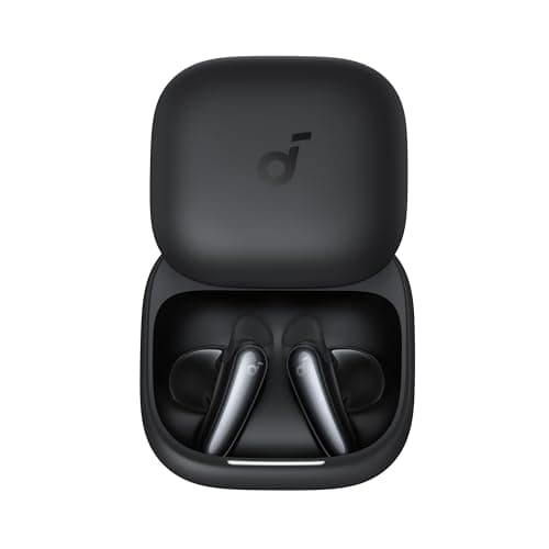 Soundcore Liberty Buds by Anker, Semi-in-Ear Design, Removable Ear Fins, Real-Time Adaptive Noise Cancelling, Fast Charging, Wireless Bluetooth Earbuds,Translation Earbuds, 30H Playtime 5