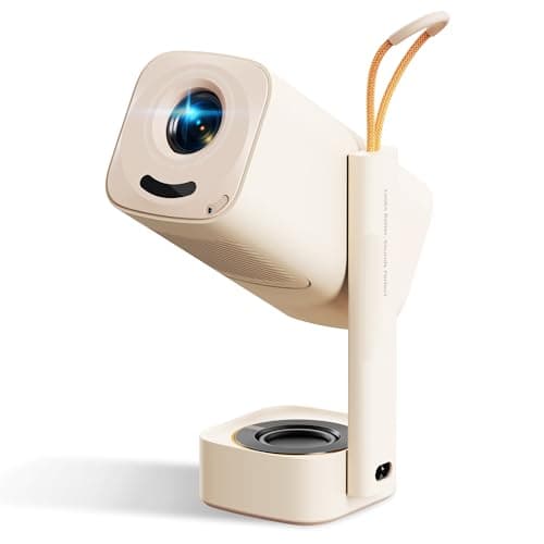 Yaber T1 Pro2 Mini Projector with WiFi and Bluetooth, Dolby Audio & Turbo Sonic Bass, Auto Focus & Keystone, Native 1080 FHD with HDR10, Portable Projector for Outdoor Indoor Use