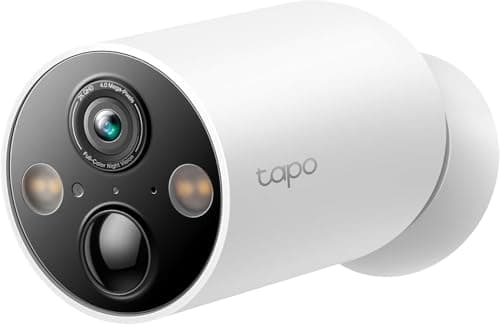 Tapo MagCam, 2025 Wirecutter Best Outdoor Security Camera & PCMag Editors’ Choice, 2K, Battery, Magnetic Mount Wireless Camera, 150° FOV, SD/Cloud Storage, Person/Vehicle Detection