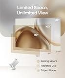 HY300PRO Mini Projector with Wifi and Bluetooth, 4K Support 200ANSI Smart Portable Projector, Auto Keystone, 180 Degree Rotation, Android 11 for Outdoor, Bedroom, Movie, game & business 4