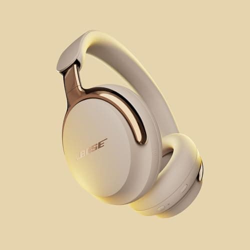 Bose New QuietComfort Ultra Bluetooth Headphones (2nd Gen), Wireless Headphones with Spatial Audio, Over Ear Noise Cancelling with Mic, Up to 30 Hours of Play time, Driftwood Sand - Limited Edition 2