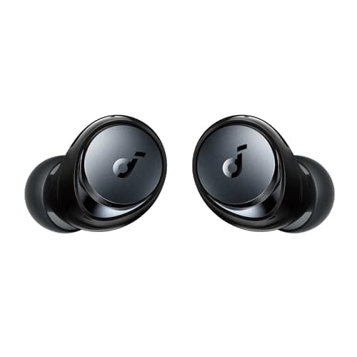 Soundcore by Anker Space A40 Adaptive Active Noise Cancelling Wireless Earbuds, Reduce Noise by Up to 98%, Ultra Long 50H Playtime, 10H Single Playtime, Hi-Res Sound, Comfortable Fit, Wireless Charge 5