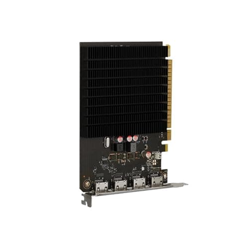 maxsun GeForce GT 730 4GB Video Graphics Card GPU for Computer PC ITX Single Slot PCI Express 4xHDMI, 4K Quad Monitor Multi Screen 4