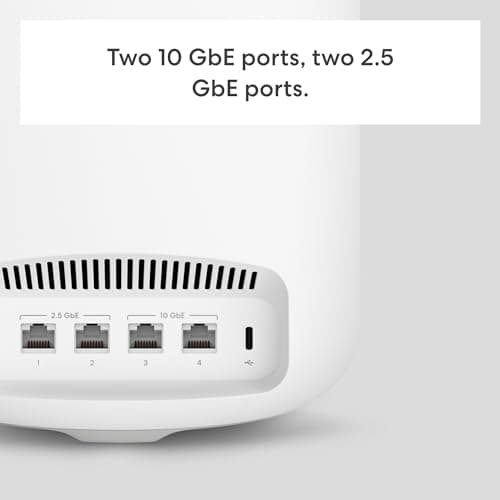Amazon eero Max 7 mesh wifi router (newest model) - Supports internet plans up to 10 Gbps, Coverage up to 2,500 sq. ft., Connect 250+ devices, 1-pack 3