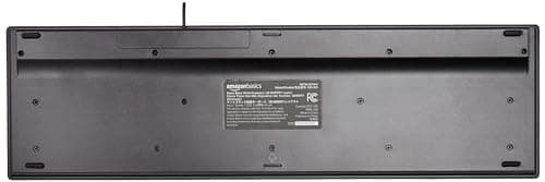 Amazon Basics Wired QWERTY Keyboard, Full-Sized, Black 4