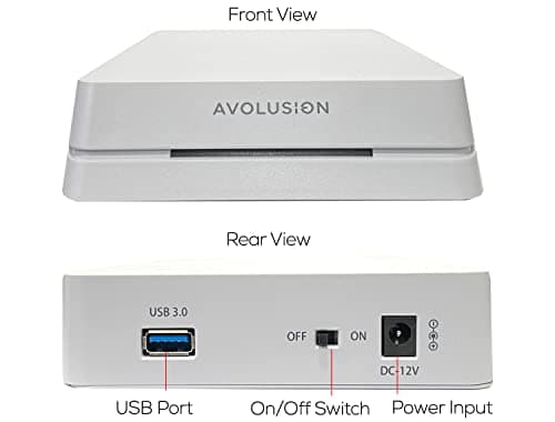 Avolusion HDDGear Pro 3TB 7200RPM USB 3.0 External Gaming Hard Drive (for PS5) White (Renewed) 5