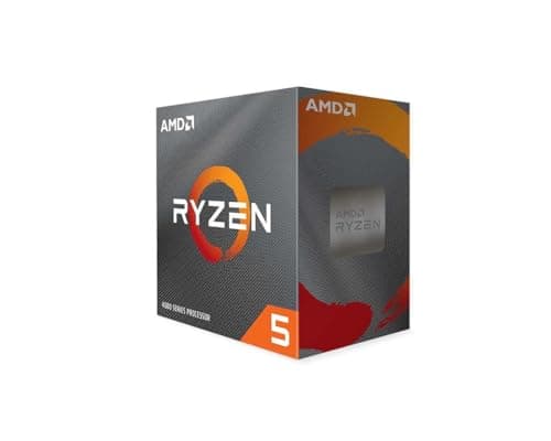 AMD Ryzen 5 4500 6-Core, 12-Thread Unlocked Desktop Processor with Wraith Stealth Cooler 2